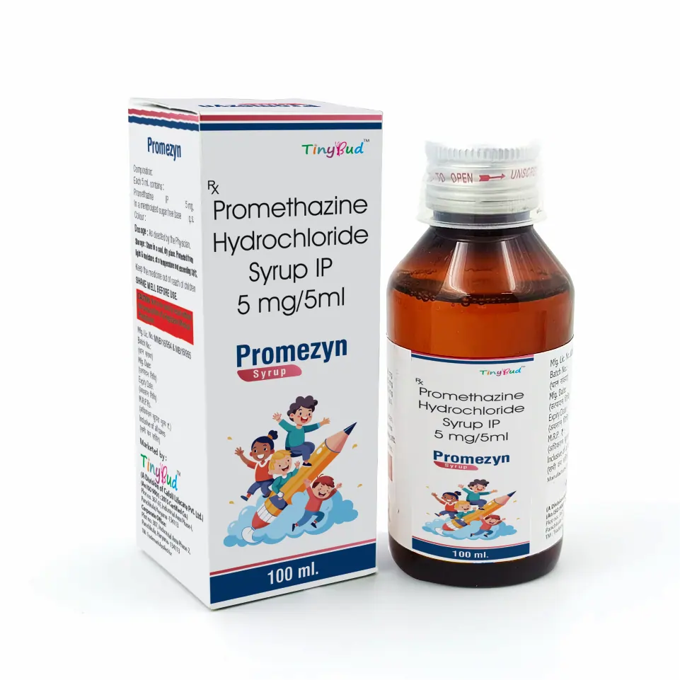 Antihistamine and antiemetic syrup supplier India